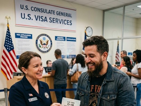 O-1B visa for artists, designers, filmmakers, musicians, and creative professionals.